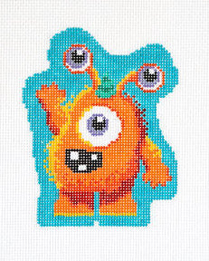 Squatty Orange Monster