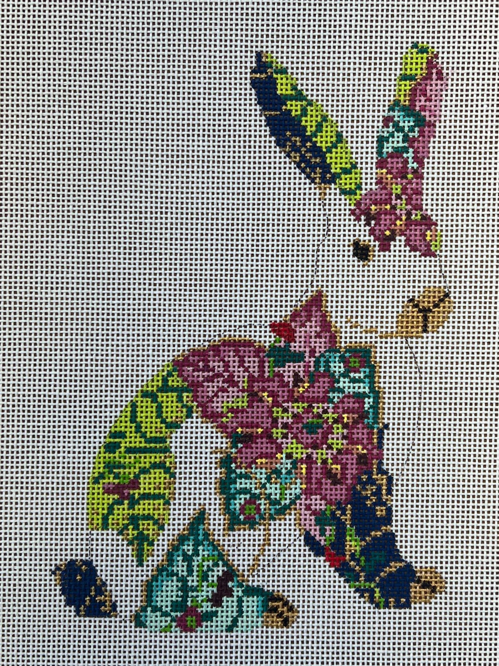 Standing Tobacco Leaf Bunny