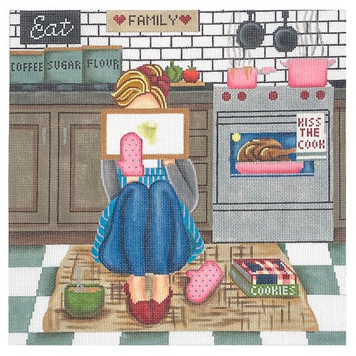 Stitching Girl - Kitchen