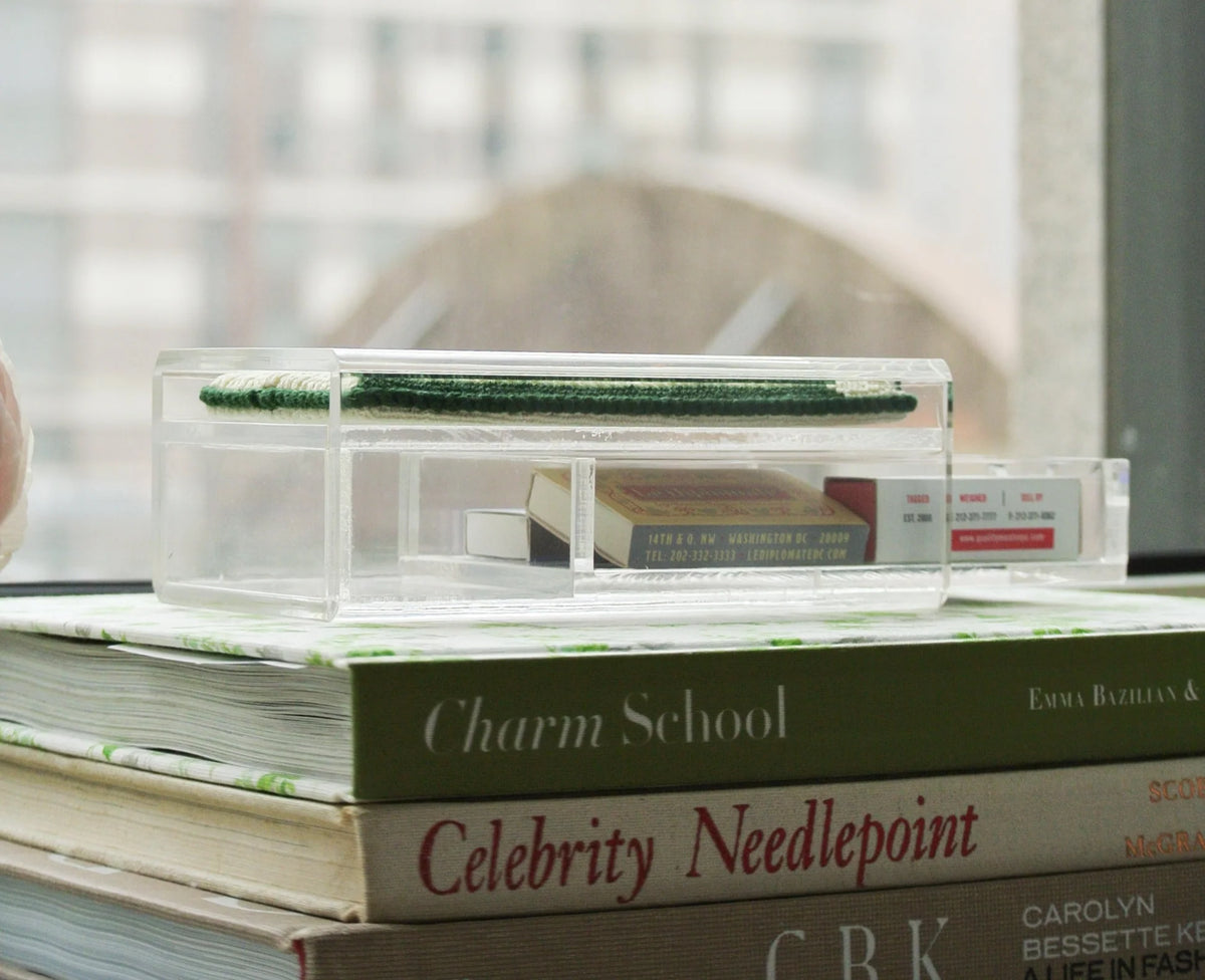 Acrylic Matchbox Tray with Drawer