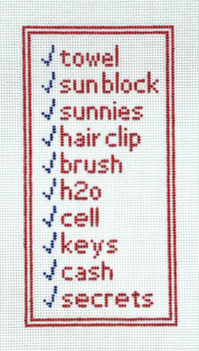 Summer Checklist - Red White & Blue