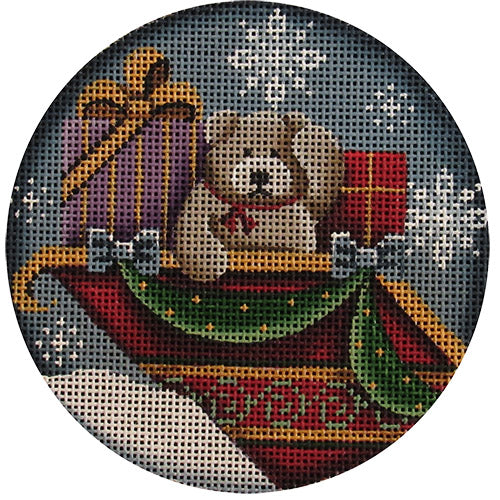 Teddy In The Sleigh