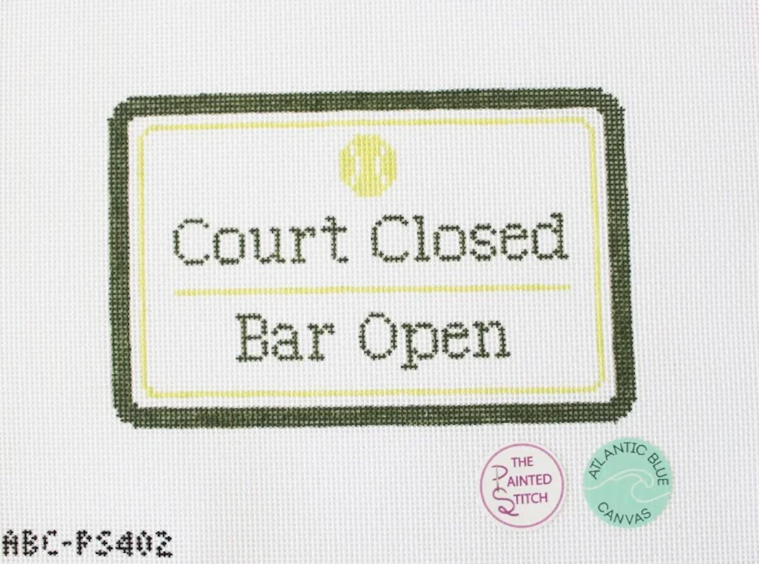 Court Closed....Bar Open - Tennis