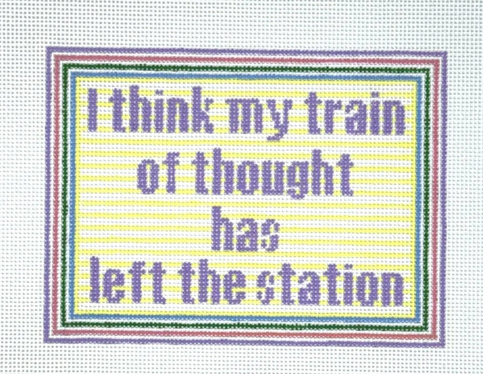 My Train of Thought has Left the Station