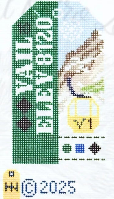 Vail Vintage Ski Pass Tag