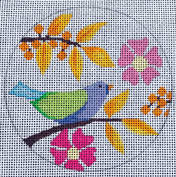 Violet Bird Blooms
