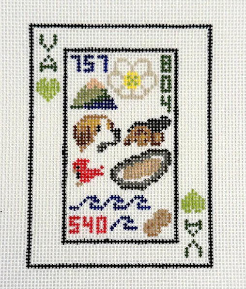 Virginia Playing Card