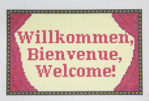 Stage Welcome Sign