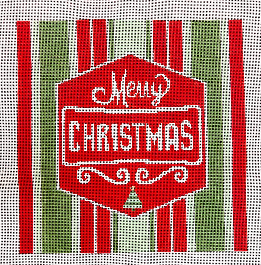 Merry Christmas on Stripes